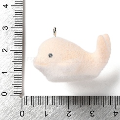 Флокированные подвески из непрозрачной смолы&nbsp;LS-RESI-D017-02B-P