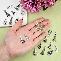 100 шт. 10 стиля подвески из сплава в тибетском стиле&nbsp;TIBEP-CJ0001-40