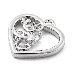 Латунные микро проложить кубического циркония подвески&nbsp;KK-H511-01P-04