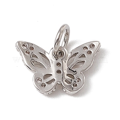 Латунные микро проложить кубического циркония подвески&nbsp;ZIRC-F132-14P