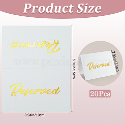 Бумажные благодарственные открытки&nbsp;AJEW-WH20006-126B