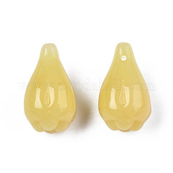 Прозрачный лак окрашенные стеклянные подвески&nbsp;GLAA-S054-20