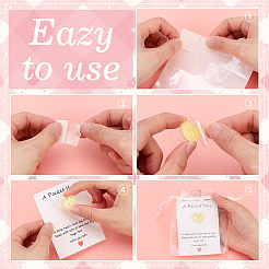 50 cabochon in resina traslucida a forma di cuore con increspature dell'acqua&nbsp;DIY-PH0036-55
