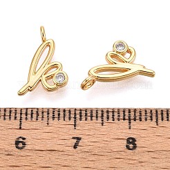 Латунные микро проложить кубического циркония подвески KK-N263-97G-K