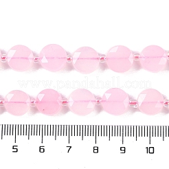 Нити бусин из натурального белого нефрита (крашеные) G-N342-08