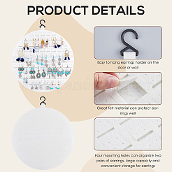 Настенные рулоны для подвешивания ювелирных изделий из полиэстера AJEW-WH20002-23B