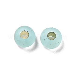 Матовый стеклянный бисер с серебряной подкладкой&nbsp;GLAA-Q096-02H