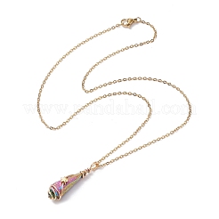 Ожерелье с подвеской в виде самородка NJEW-JN04627-02