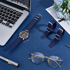 3 Stück Nylon-Uhrenarmbänder&nbsp;AJEW-OC0015-63D