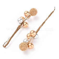 Пена искусственные новогодние ягоды с веткой DIY-B019-02D