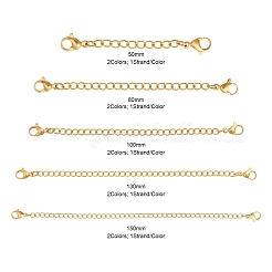 10 прядь 10 стиля удлинитель цепи из нержавеющей стали 304 STAS-LS0001-45M