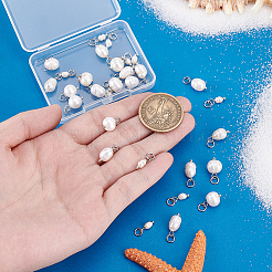 30шт 3 стиля подвески из натурального культивированного пресноводного жемчуга&nbsp;PALLOY-PH01889