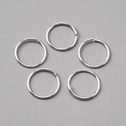 Алюминиевые открытые кольца для прыжков&nbsp;FIND-WH0117-10C-P