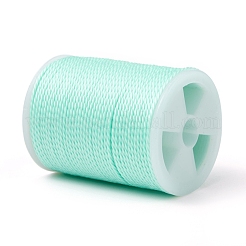 Круглый вощеный полиэфирный шнур&nbsp;YC-G006-01-1.0mm-34