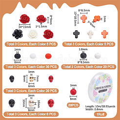 Наборы для самостоятельного изготовления растягивающихся браслетов на тему хэллоуина&nbsp;DIY-UN0007-77