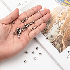 Perles d'espacement en acier inoxydable 316 résistantes au ternissement&nbsp;STAS-G176-46P-C