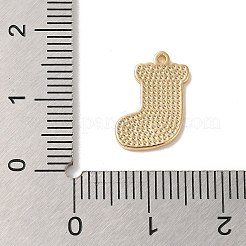 Weihnachtsanhänger aus Messing und Emaille&nbsp;KK-P278-01A-G