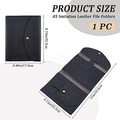 Classeurs en simili cuir et alliage de zinc&nbsp;AJEW-WH20006-44C