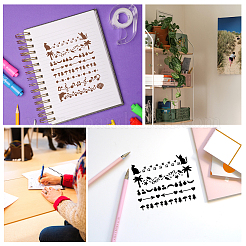 Трафареты для штампов из нержавеющей стали DIY-WH0289-031