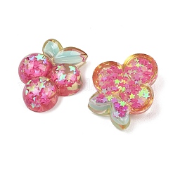 Transparente Epoxidharz-Cabochons mit Fruchtmotiv&nbsp;LS-RESI-XCP0002-64B