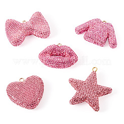 Pendenti in argilla polimerica fatti a mano da 5 pz 5 stili&nbsp;RB-BT0001-05A