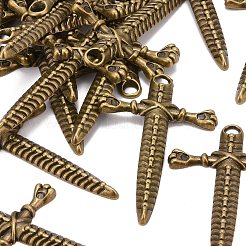 Тибетский стиль металла кинжал подвески&nbsp;LS-MLF1306Y