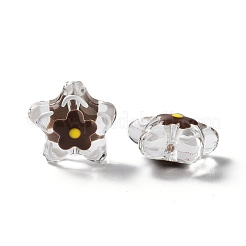 Прозрачные стеклянные бусины LAMP-H065-02C