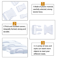 Пластиковые регулируемые быстросъемные пряжки KY-NB0001-15