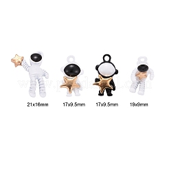 40шт 4 стиля выпечки окрашенные подвески из сплава PALLOY-LS0001-03G