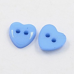 Herz Acryl Knöpfe&nbsp;BUTT-E071-B-M