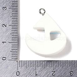 Pendentifs en résine opaque thème océan&nbsp;RESI-S403-02B