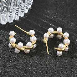 Pendientes de latón para mujer&nbsp;EJEW-A168-21G