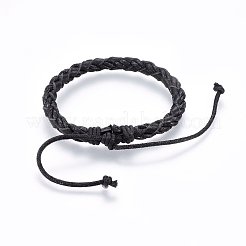 Geflochtenen Lederband Armbänder&nbsp;BJEW-F347-10B