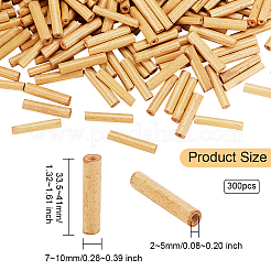 300 шт. Бусины из натурального дерева WOOD-OC0002-60