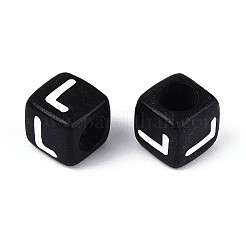 Начальные акриловые бусины с горизонтальной дырочкой&nbsp;OACR-ZX006-35L