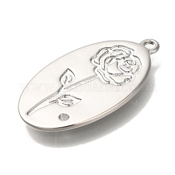 Pendentifs en laiton avec micro pavé de zircone cubique pour la fête des mères&nbsp;KK-U038-05P-07
