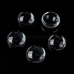 Transparente Glas Cabochons&nbsp;GGLA-R026-8mm