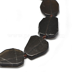 Природный дымчатый кварц нитей бисера G-E401-H09