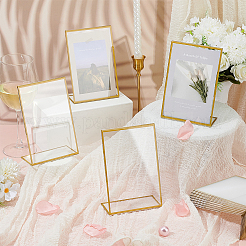 20 шт. прямоугольная акриловая настольная подставка для карточек&nbsp;ODIS-WA0001-04B