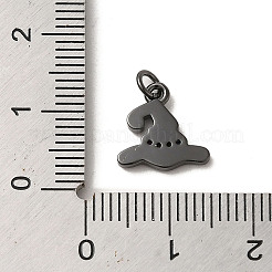 Подвески с латунной эмалью и блестками на Хэллоуин KK-A203-02B