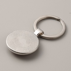 Брелок для ключей с драгоценными камнями&nbsp;KEYC-WH0029-51F-P