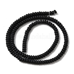 Натуральные бусины из черного оникса (окрашенные и нагретые) G-P575-A37-4x2mm