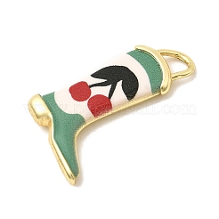 Латунные подвески с принтом&nbsp;KK-K274-06G-14