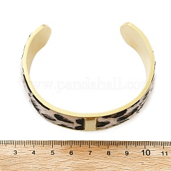 Браслеты-манжеты из нержавеющей стали 304 для женщин BJEW-K237-14G