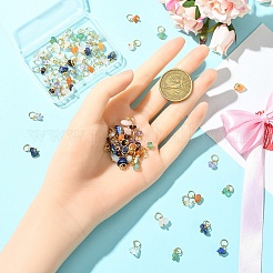 80шт 8 стиля подвески из натуральных драгоценных камней&nbsp;PALLOY-YW00074