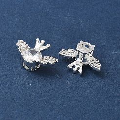 Латунные микропаве из прозрачного кубического циркония KK-G531-05S