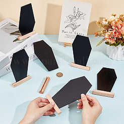 Деревянная мини-доска в форме гроба AJEW-WH0567-61