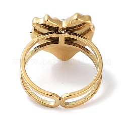 Ионное покрытие (IP) кольцо из нержавеющей стали 304 RJEW-B059-04G-04