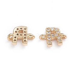 Maglie in ottone micro pavé di zirconi cubici&nbsp;X-ZIRC-I042-16G-R