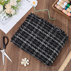 Tartan-Chemiefasergewebe&nbsp;DIY-WH0591-521B